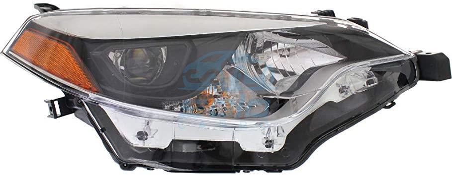 Faro Delantero Derecho Led Con Socket Con Bombillo-faro-del-der-toyota-corolla-2014-2016-tyc