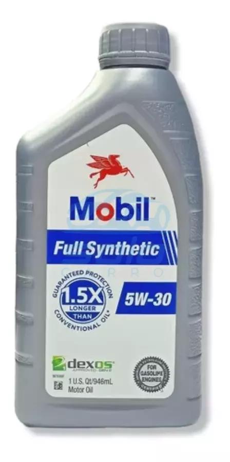 Aceite De Motor Full Sintético 5W-30 (0.946 litros)-aceite-de-motor-5w-30-toyota-corolla-1993-2002-sintetico-mobil